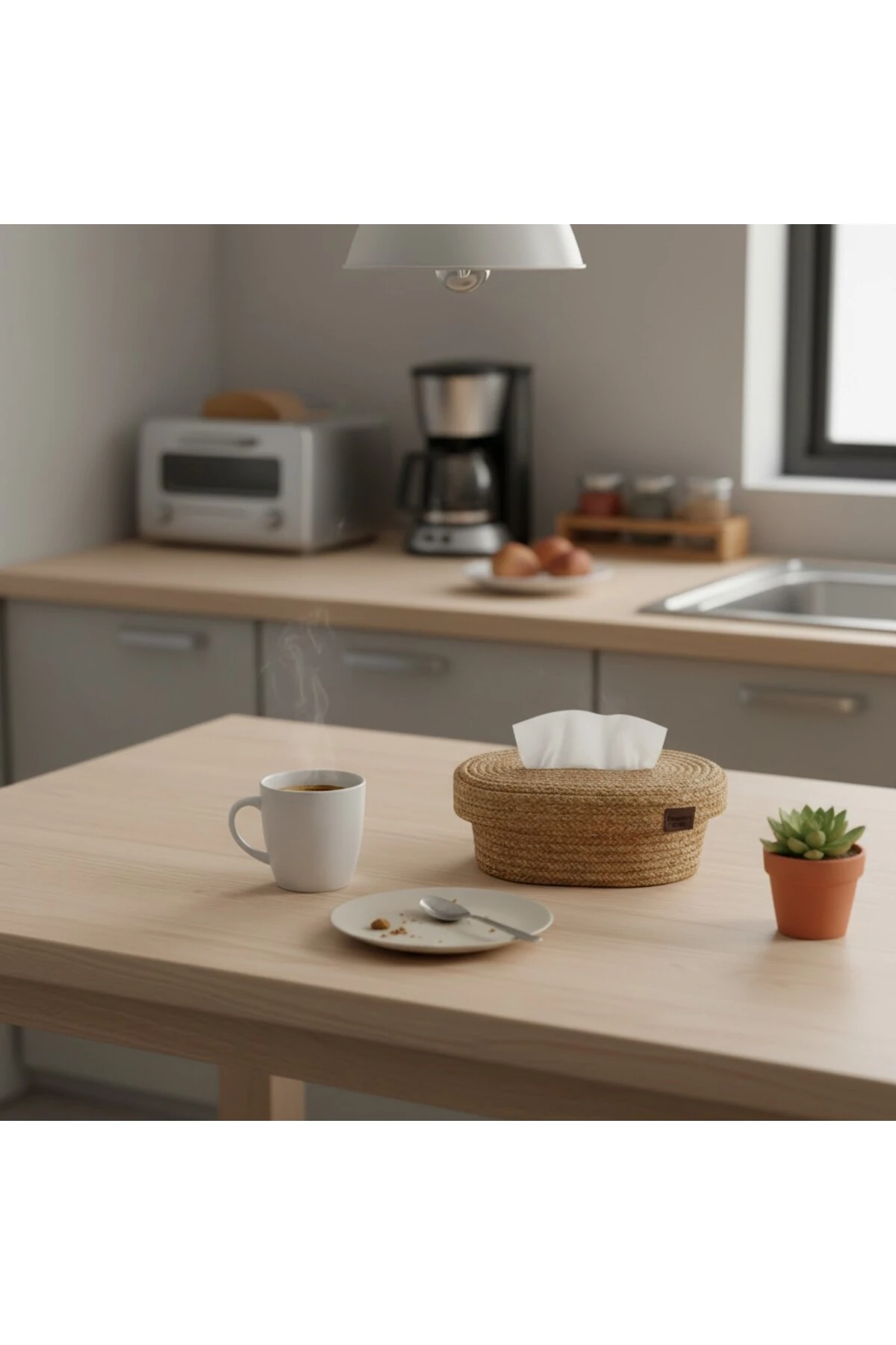 Jüt Hasır Peçetelik | Şık ve Fonksiyonel Peçete Kutusu