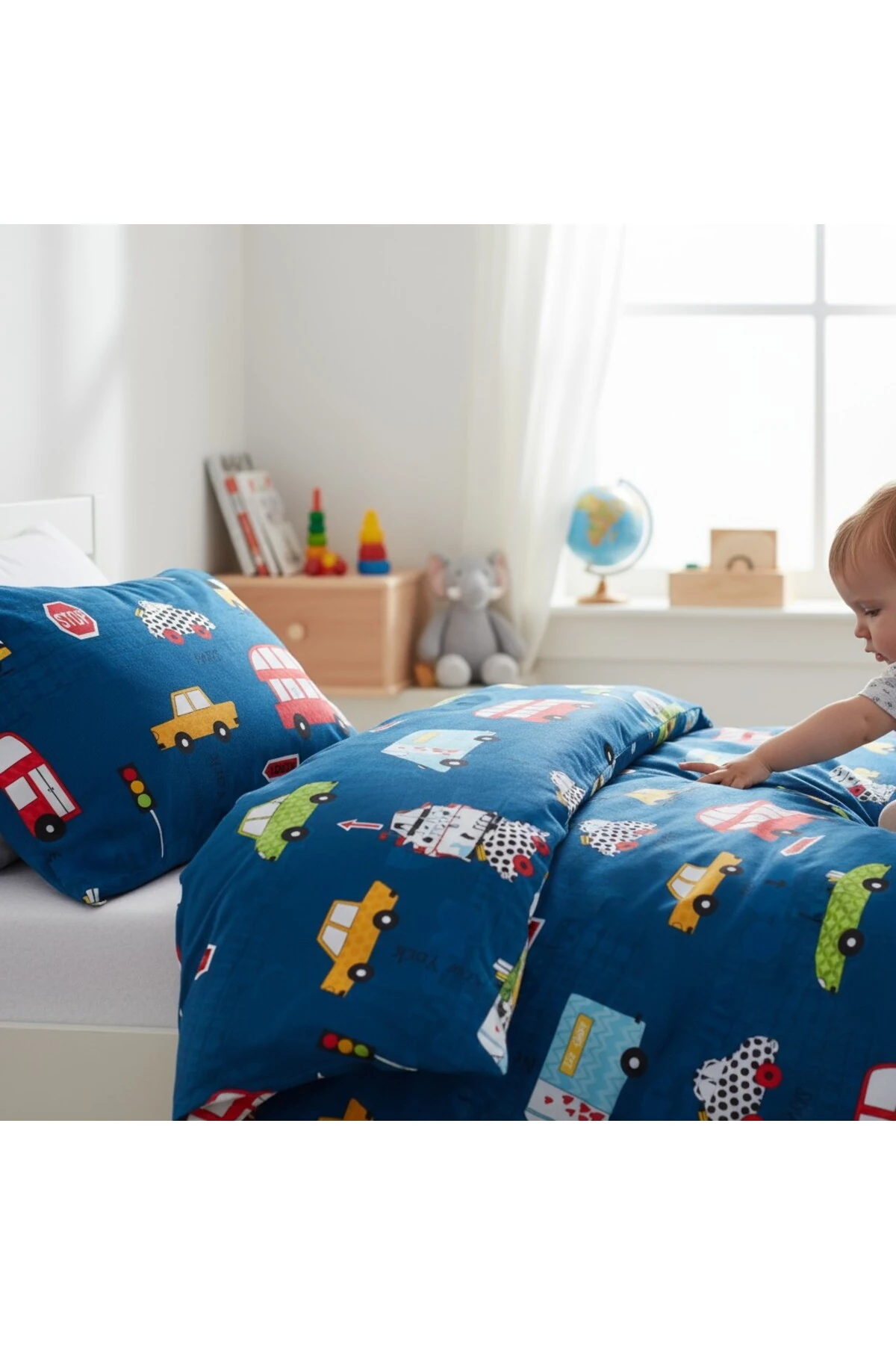 Mavi Paula Junior Nevresim Seti Tek Kişilik