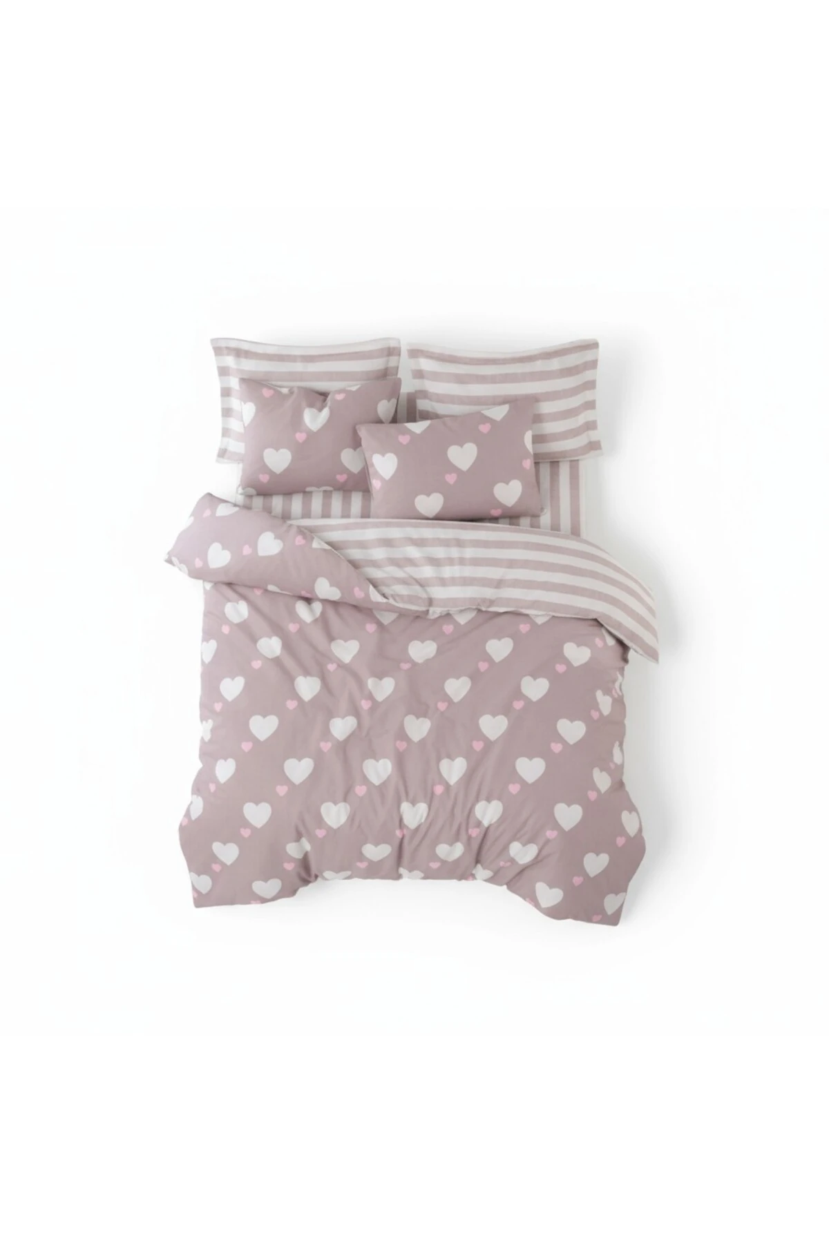 Nevresim Seti Çift Kişilik Herz Gülkurusu Mature