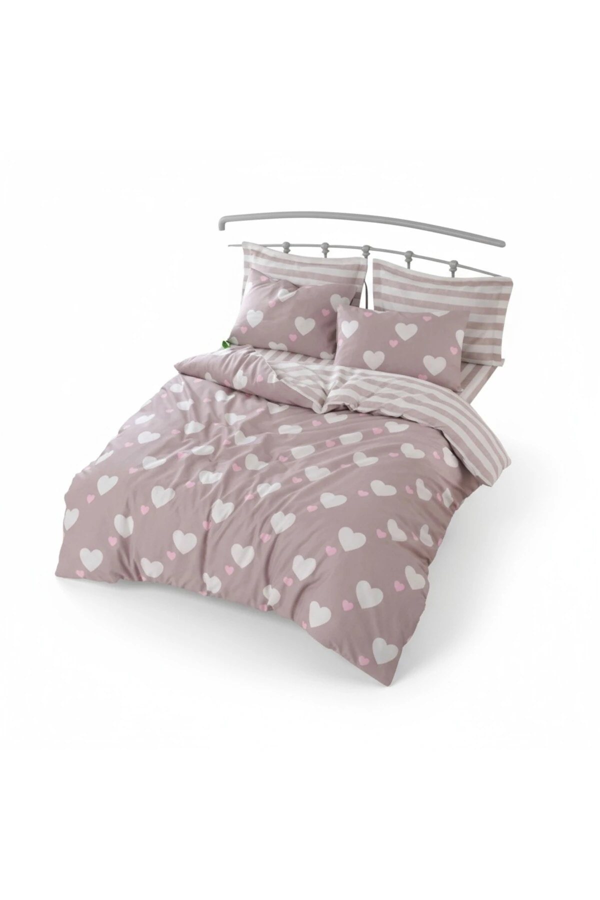 Nevresim Seti Çift Kişilik Herz Gülkurusu Mature