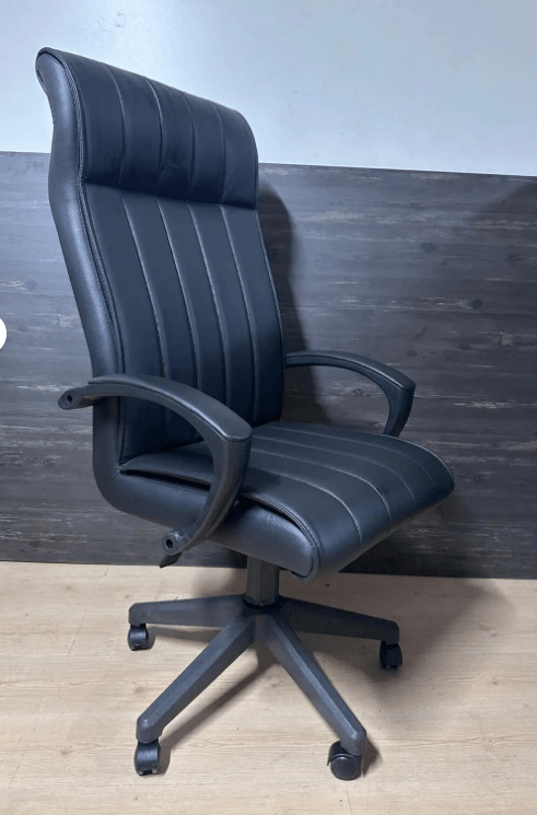 Karayel Çizgili Müdür Deri Çalışma Koltuğu – Şık, Ergonomik ve Dayanıklı Ofis Koltuğu