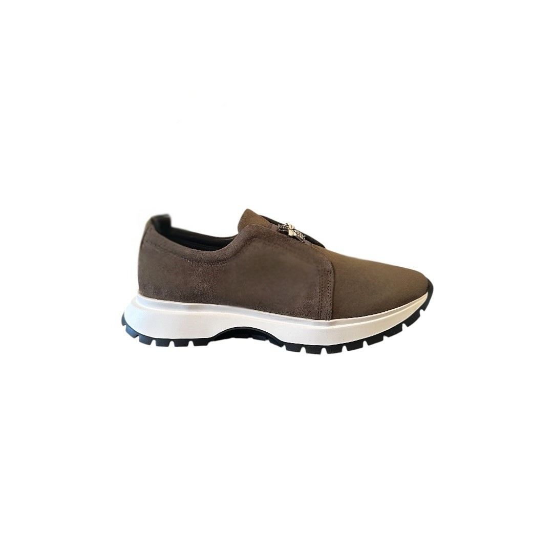 BEE DERİ SÜET KADIN SNEAKER HAKİ 