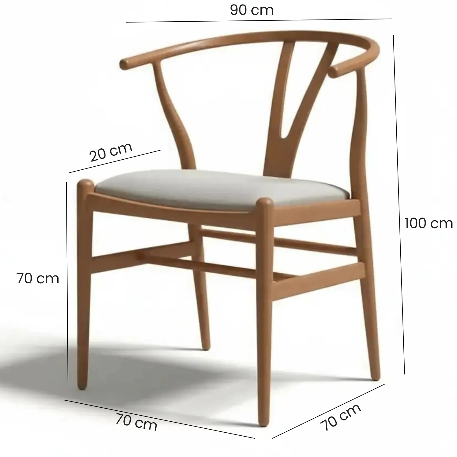 BARCELONA İskandinav Meşe Sandalye