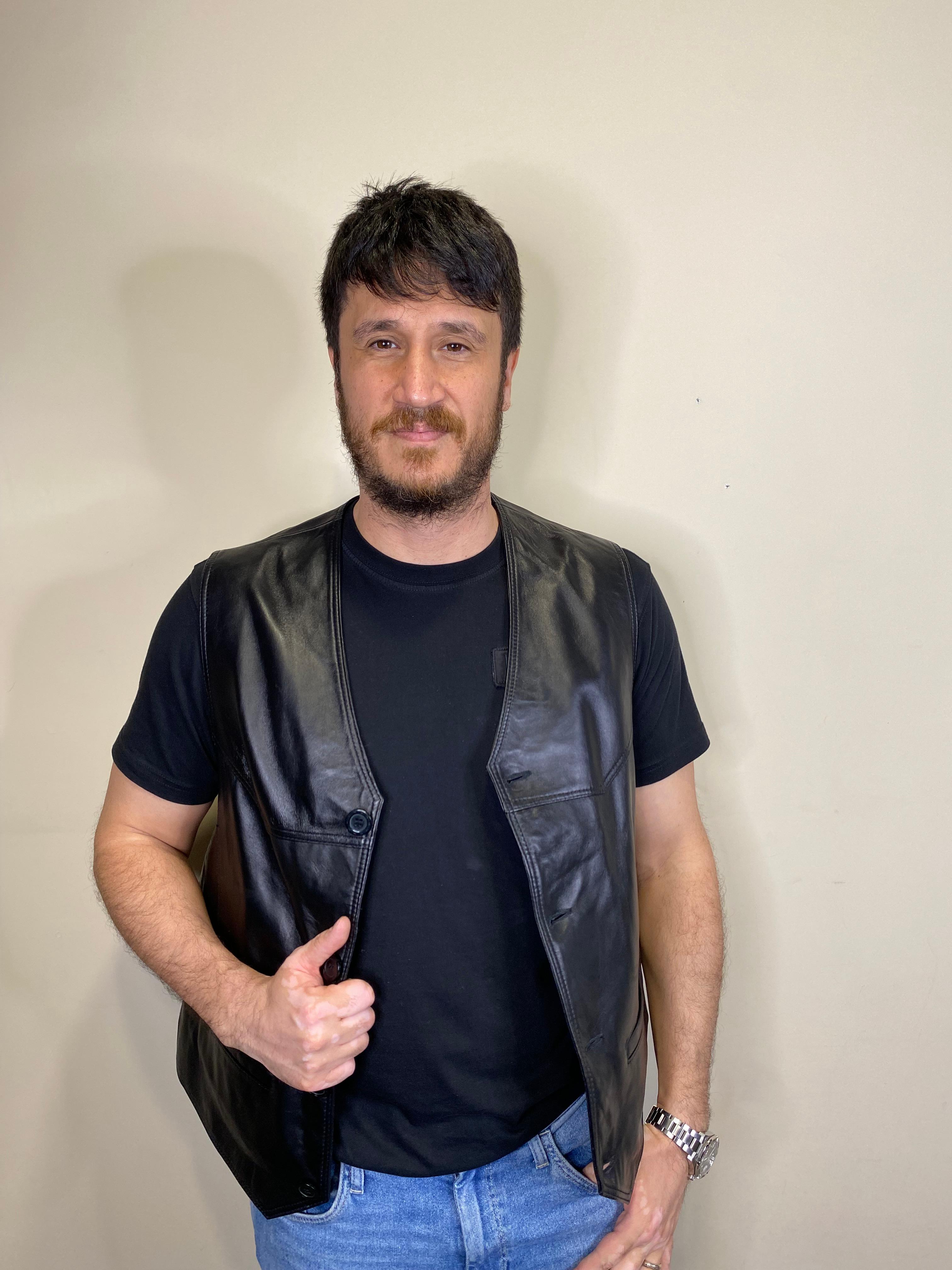 Hakiki Deri Siyah Titan 2 Model Deri Yelek
