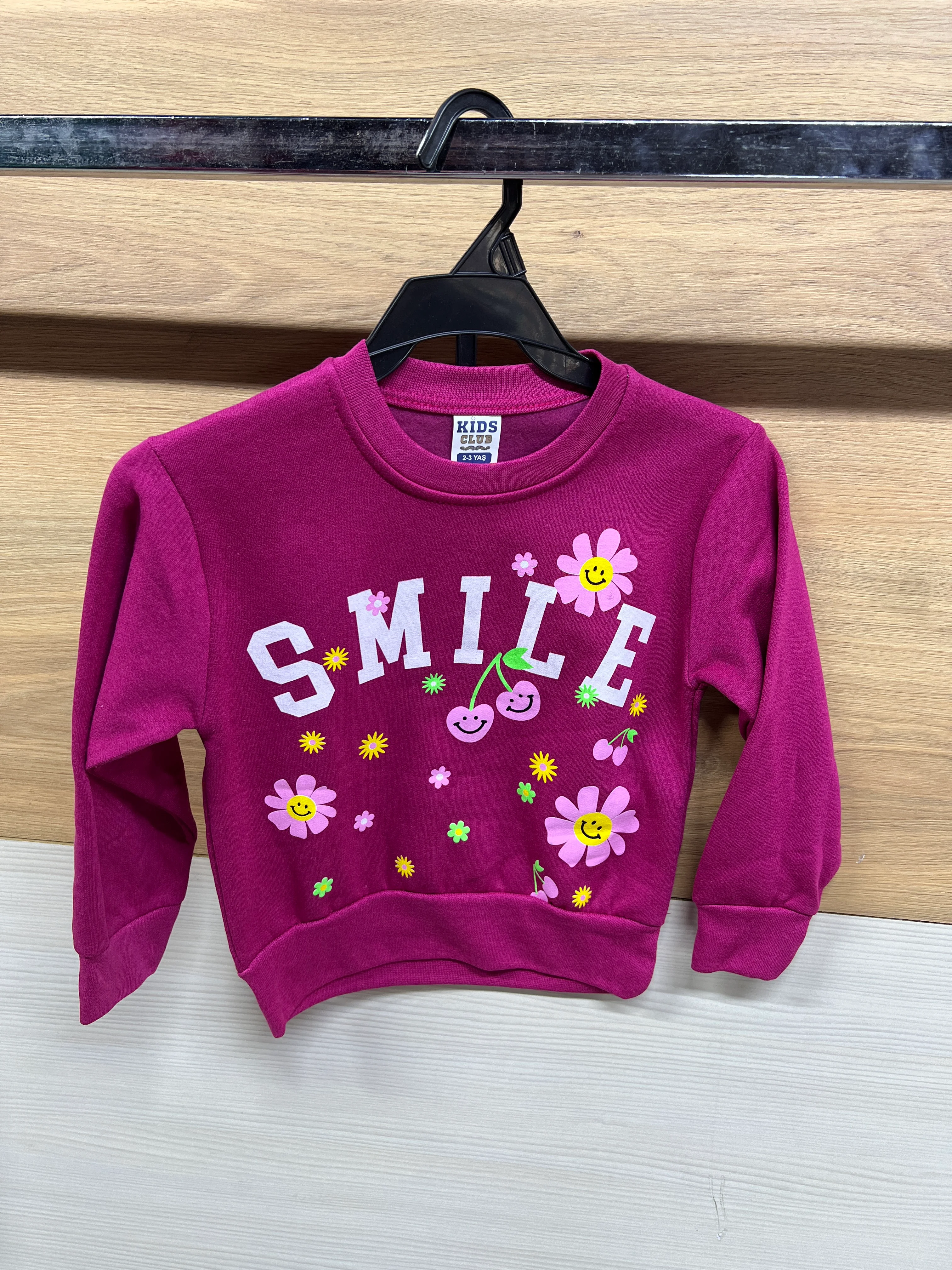 Smile Kalın 3 ip Şardonlu Alt Üst Takım Fuşya