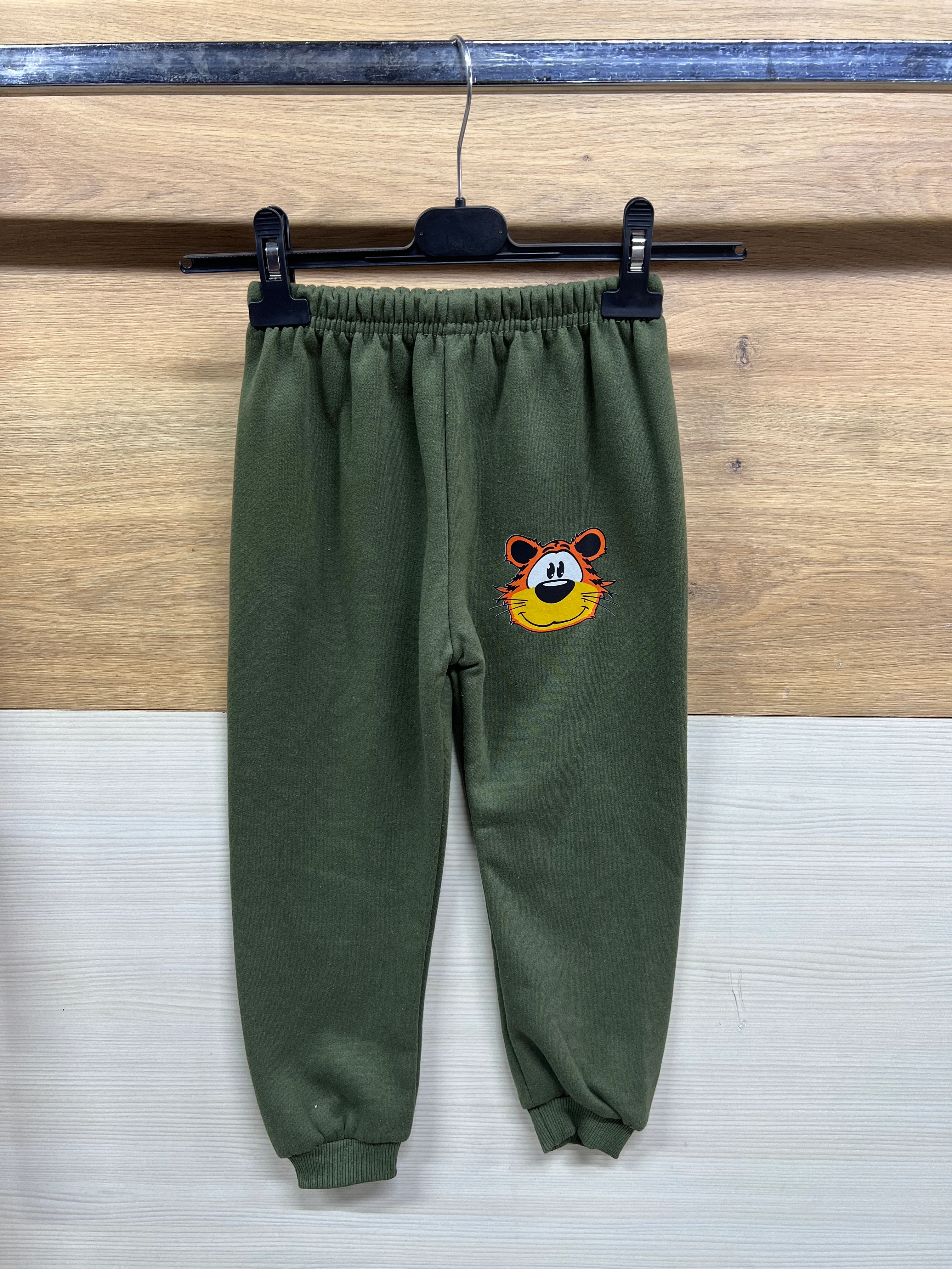 Kaplan Baskılı Kalın Şardonlu Alt Üst Takım Yeşil