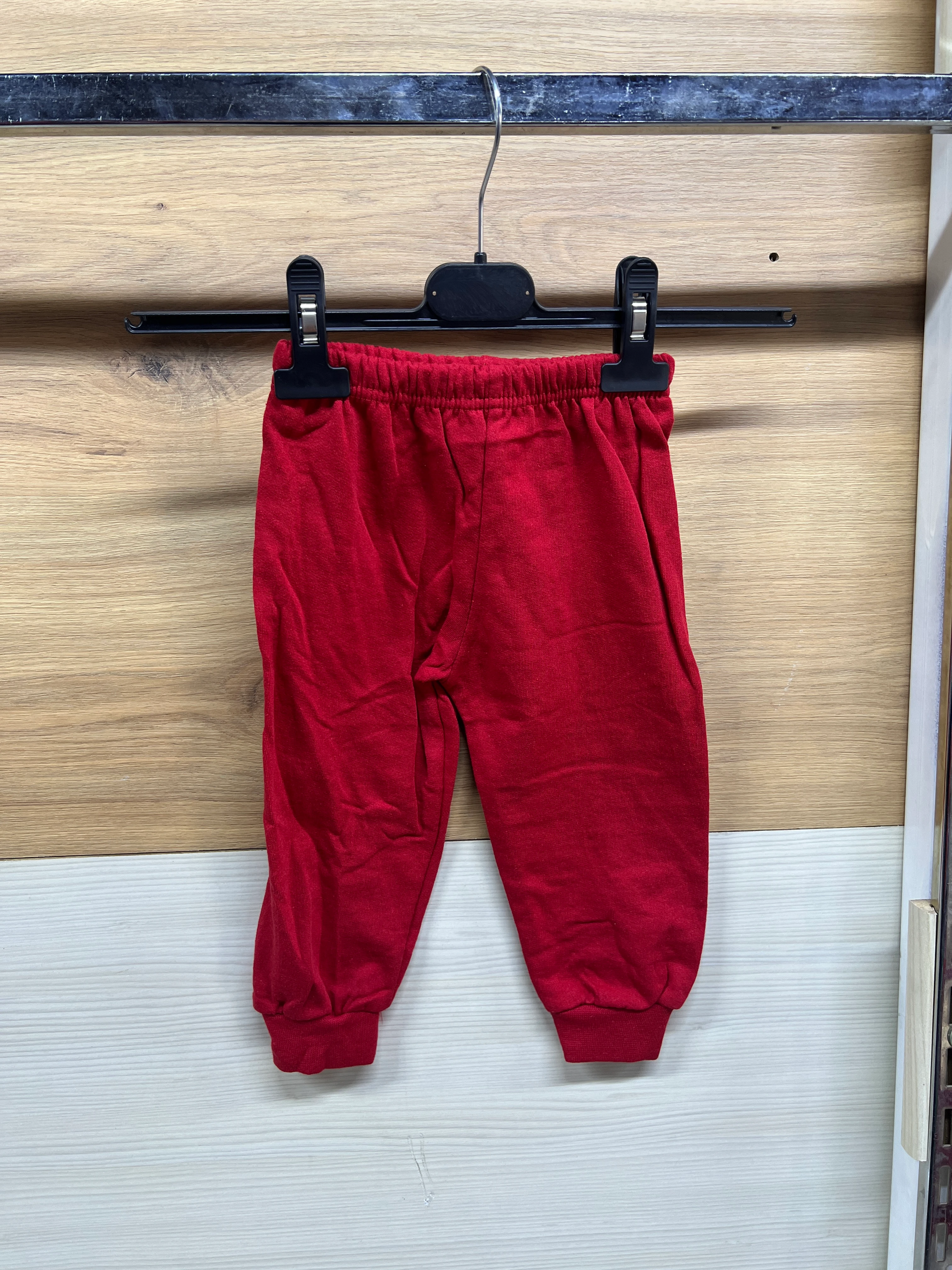 Minnie Mouse Dafy Duck Baskılı Şardonlu Alt Üst Takım Kırmızı