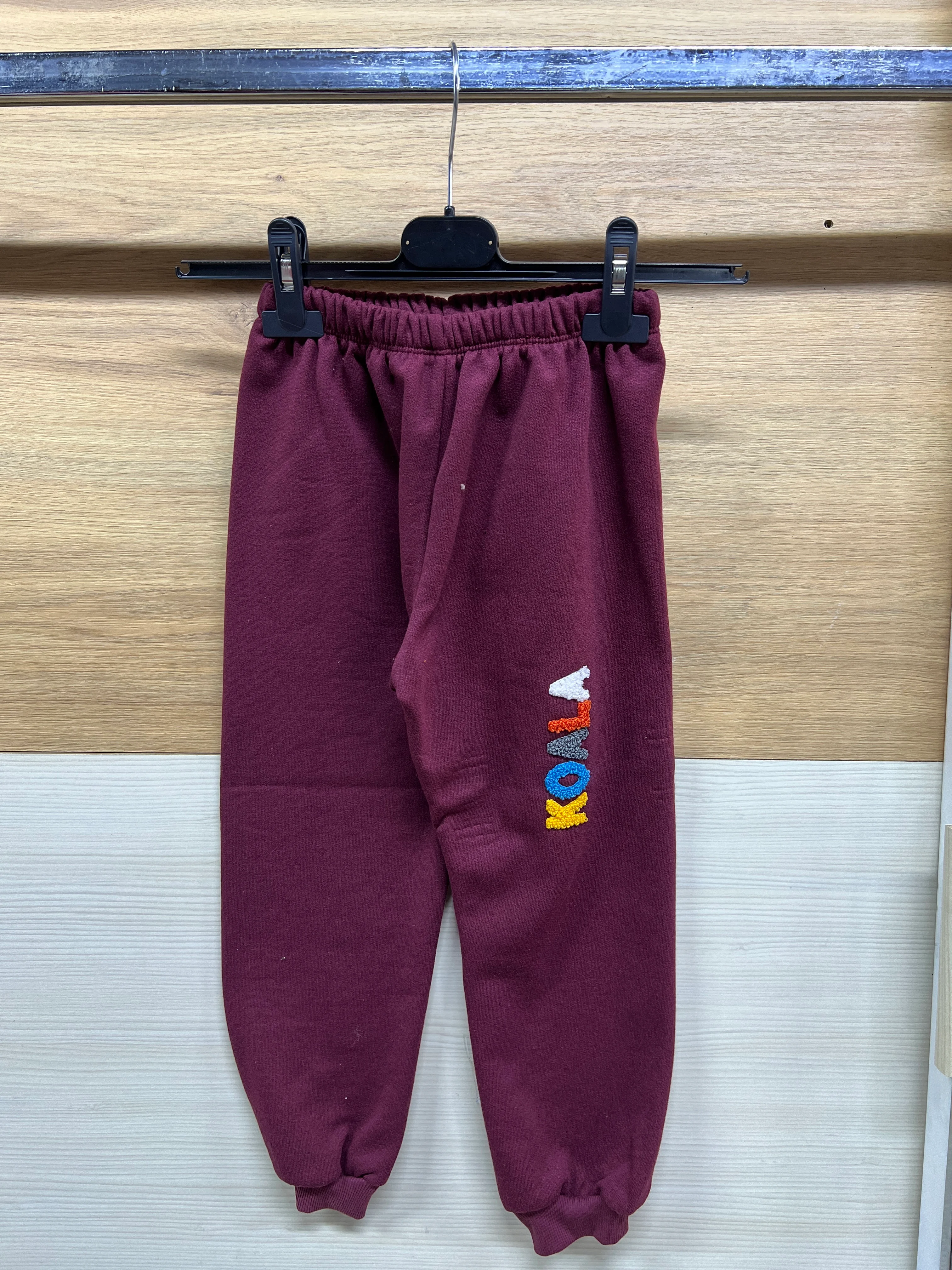 Koala Nakışlı Kalın Şardonlu Alt Üst Takım Bordo