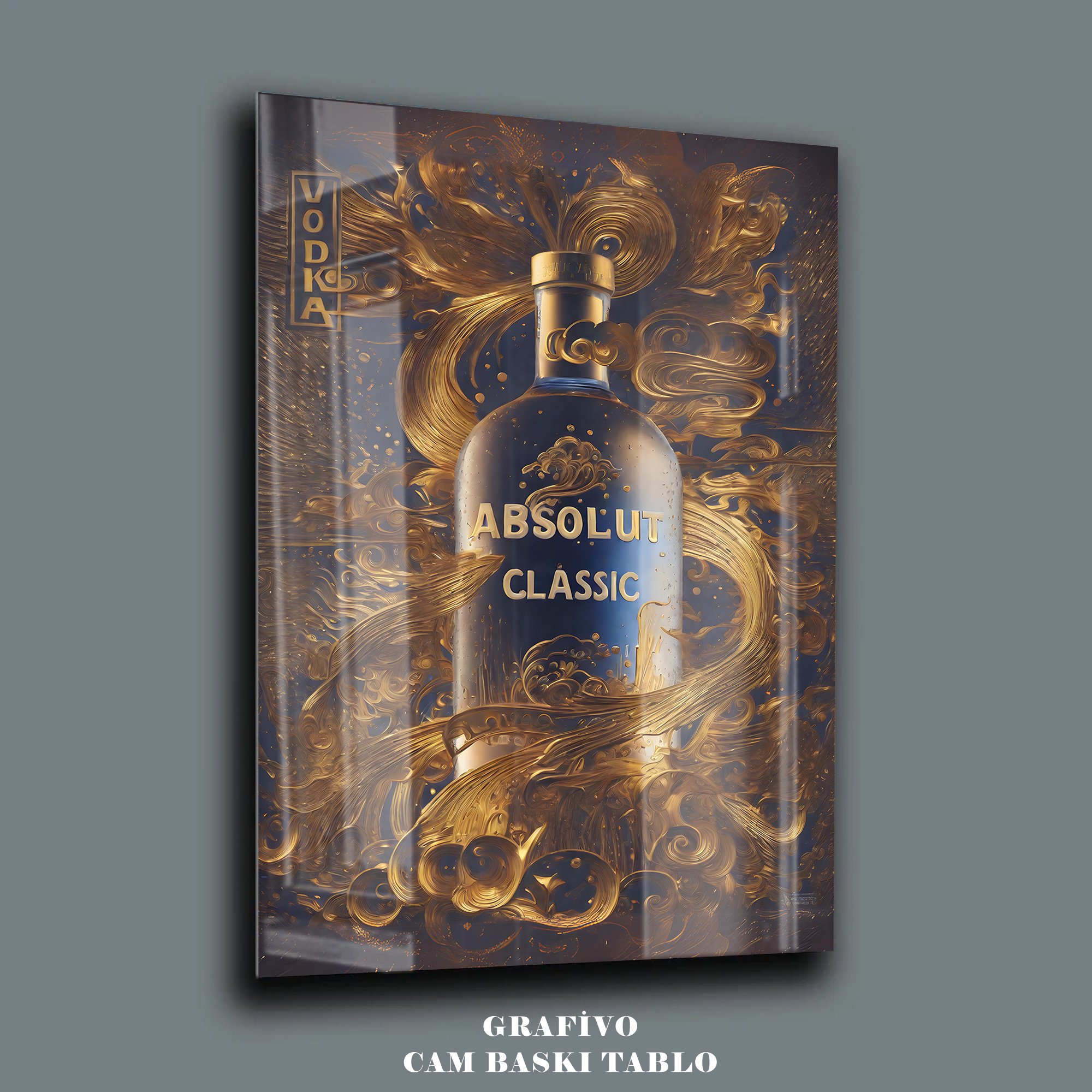 Absolut Classic - Cam Tablo Tasarımı