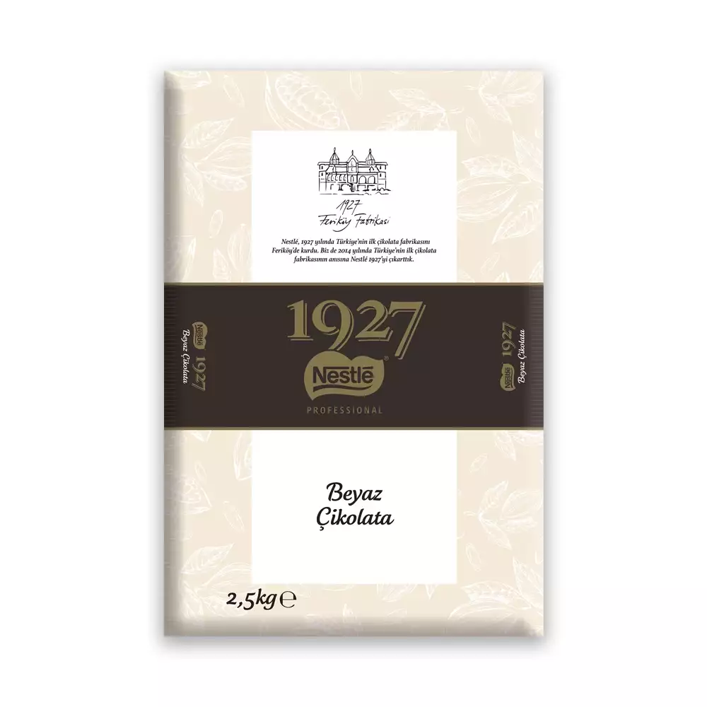 Nestle Beyaz Kuvertür Çikolata 1 * 2.5 KG