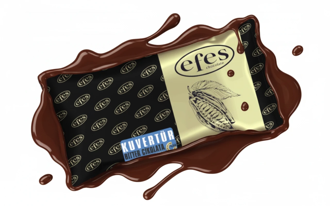 Efes Bitter Kuvertür Çikolata %53 1 * 2.5 KG