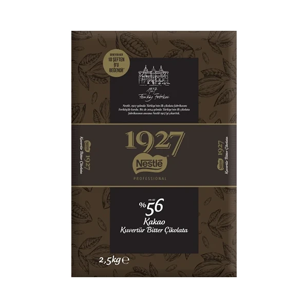 Nestle Bitter Kuvertür Çikolata 1 * 2.5 KG