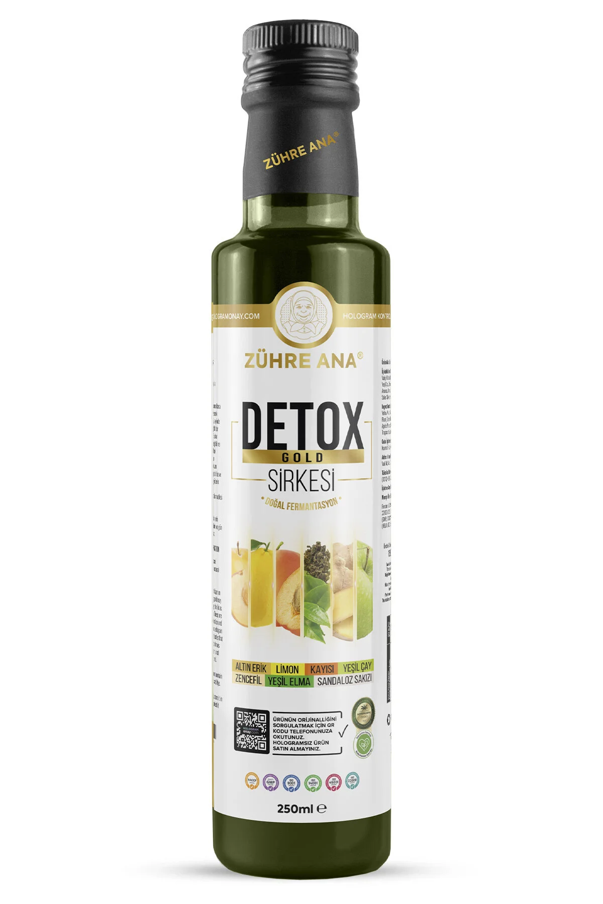 Zühre Ana Detox Gold Sirkesi 250 ml