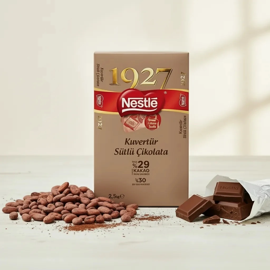 Nestle Sütlü Kuvertür Çikolata 1 * 2.5 KG