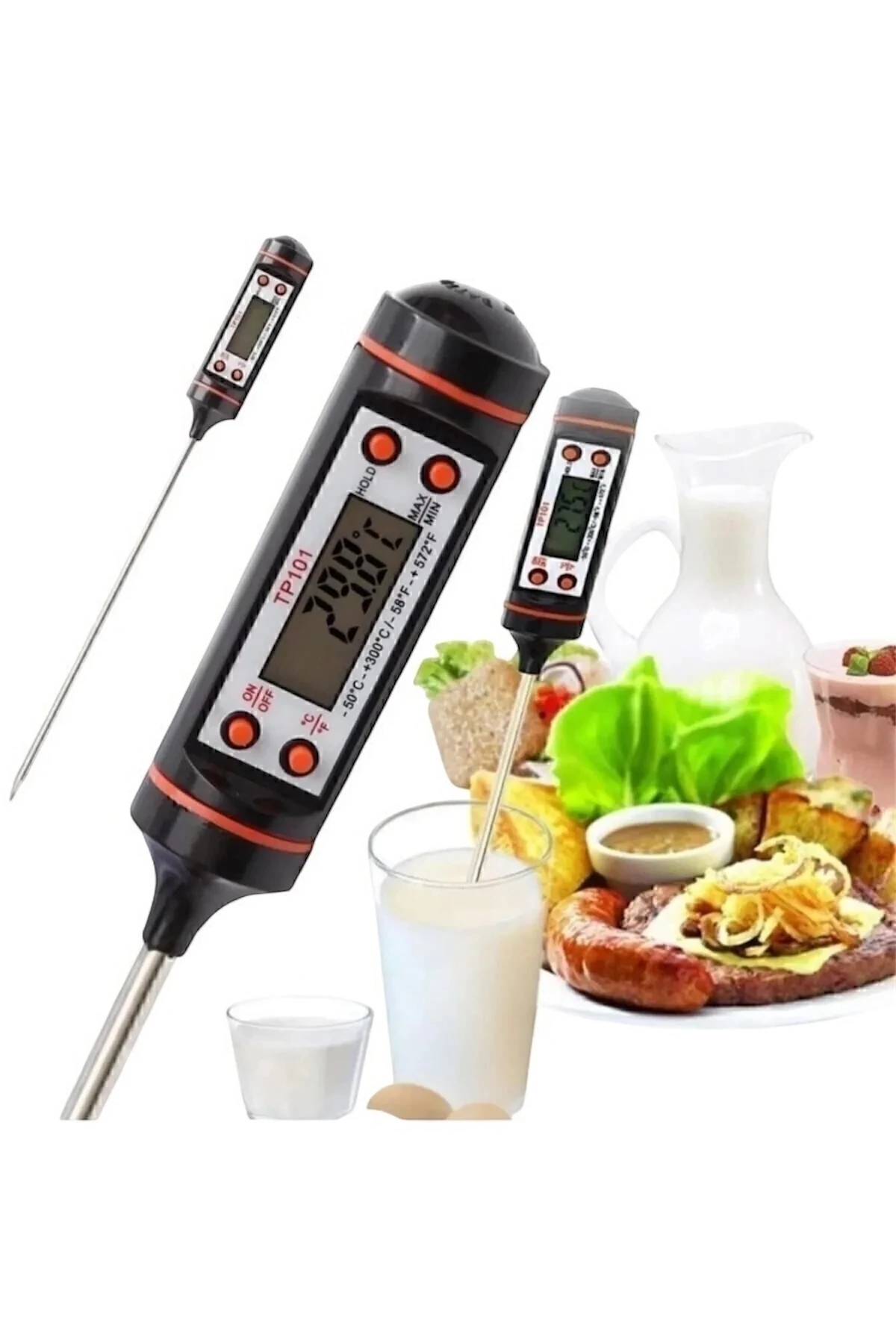 Yoğurt Mayalamak Için Termometre (süt,yoğurt,gıda,yemek Sıcaklık Ölçer )