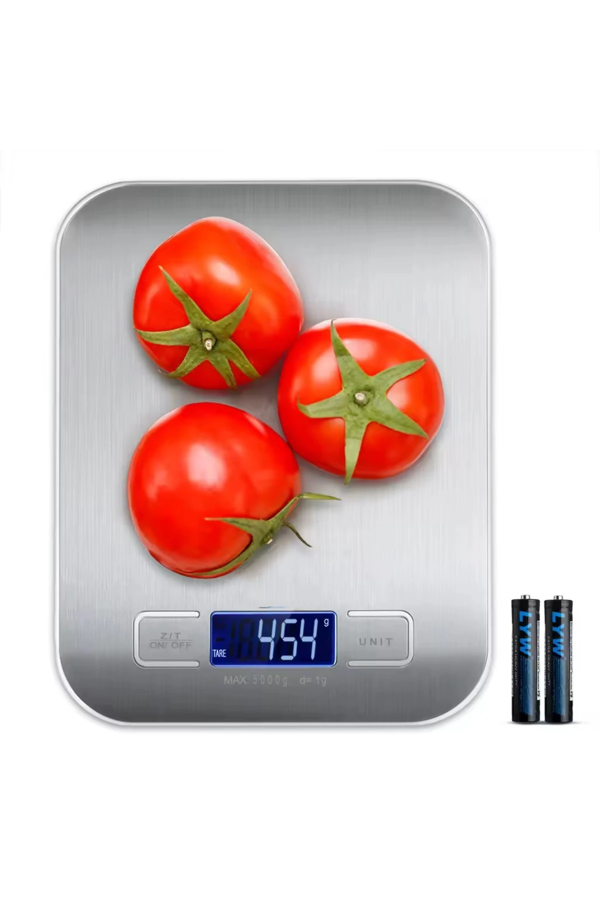 Lüx Dijital Mutfak Terazisi Paslanmaz Çelik