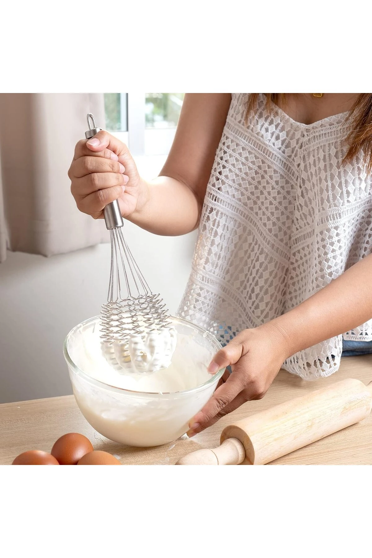 Alvin Spidos Spiralli Lüx Çırpıcı Karıştırıcı