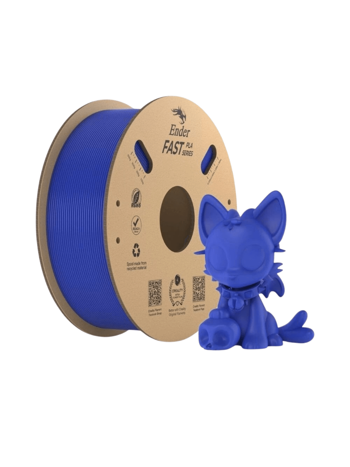 Creality - Ender Fast PLA Mavi Filament 1.75mm 1kg