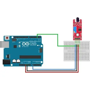 Arduino KY-026 Alev Sensörü Bağlantı Şeması