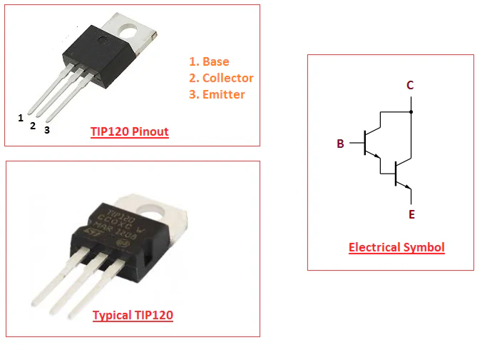 TIP120 Darlington Transistör