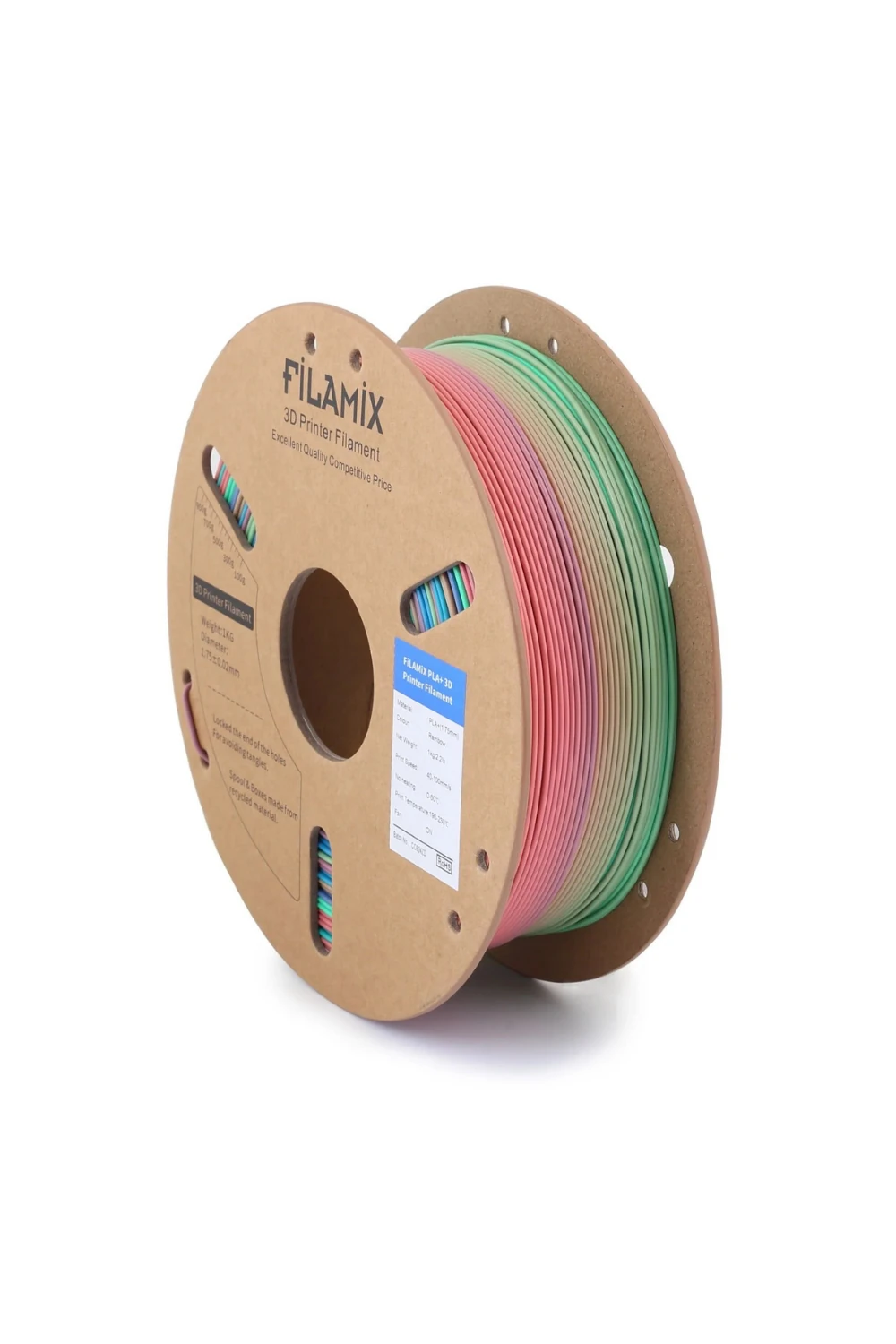 Filamix Rainbow PLA+ 1kg 1.75mm Filament