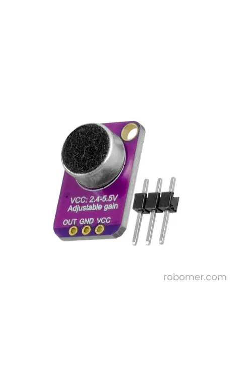 Produktbild von HALJIA 3 Stück MAX4466 Mikrofonverstärker – Einstellbare Verstärkung, 2,4–5,5V, Für Arduino & Raspberry Pi