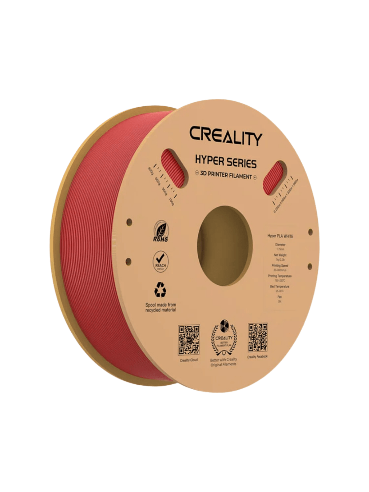 Creality - Hyper-PLA Kırmızı 1.75mm Filament