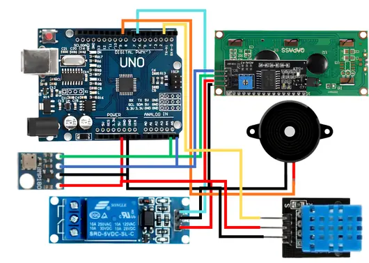 Arduino Hava Durumu İstasyonu Devre Şeması