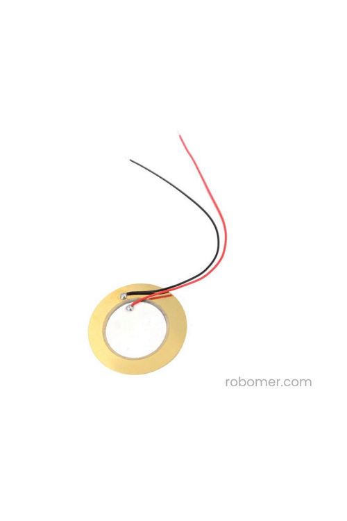 Piezzo Buzzer 35mm Piezo Kablolu