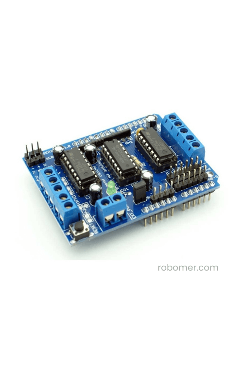 Arduino L293D Shield Step Servo Motor Sürücü