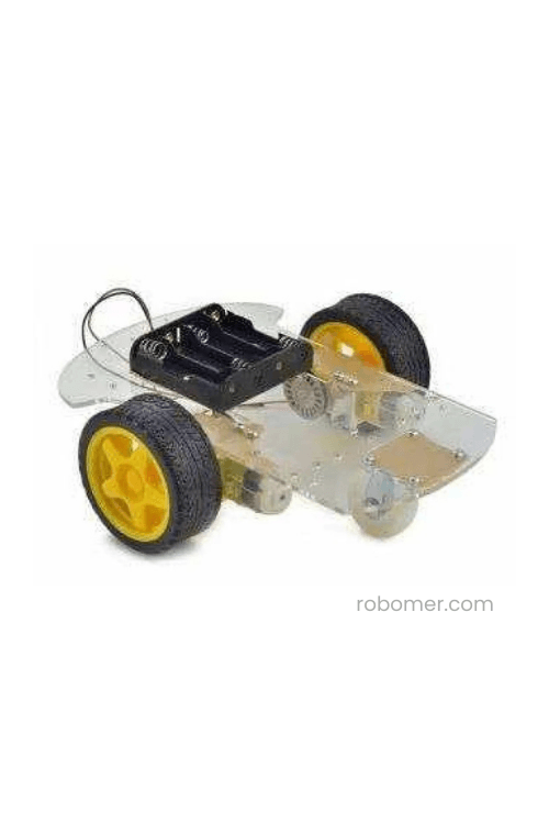 2WD Çok Amaçlı Mobil Robot Platformu - Şeffaf