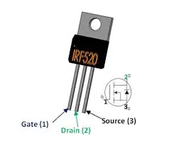 IRF520 MOSFET Sürücü Modülü