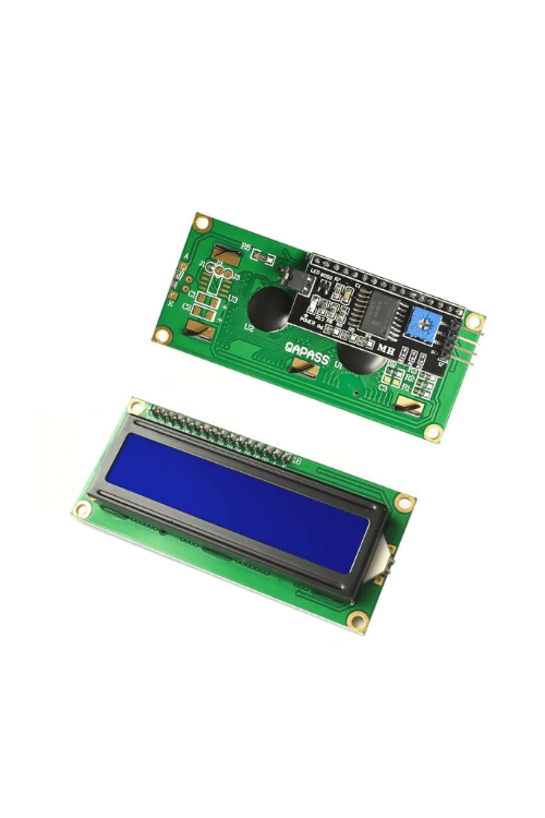 16x2 Mavi LCD Ekran - I2C Lehimli