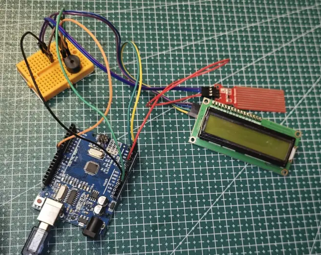 Arduino ile LCD Ekranlı Su Seviye Alarmı Projesi