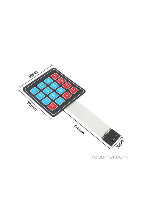4x4 Membran Tuş Takımı Nedir? Arduino ile Keypad Kullanımı