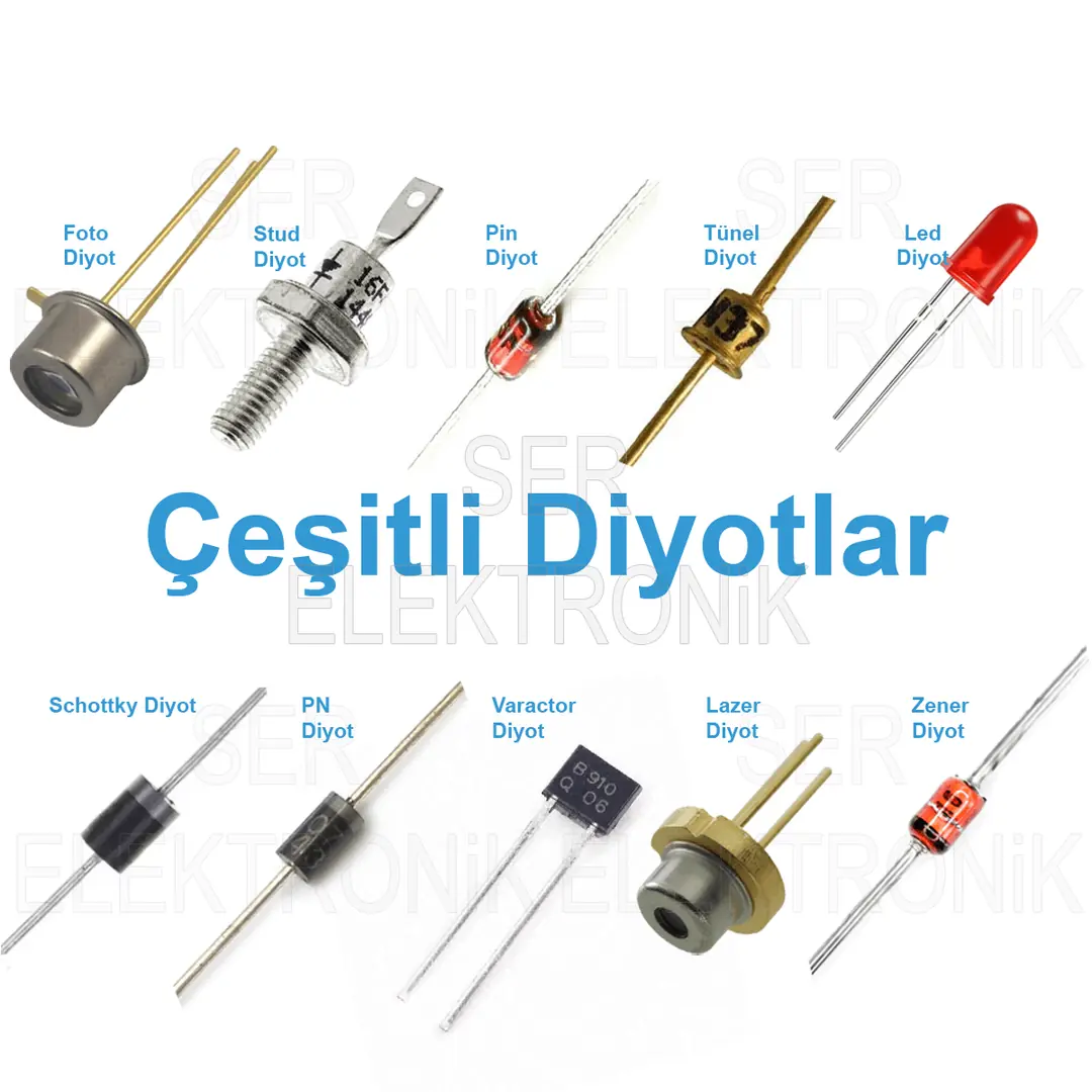 Farklı diyot çeşitleri