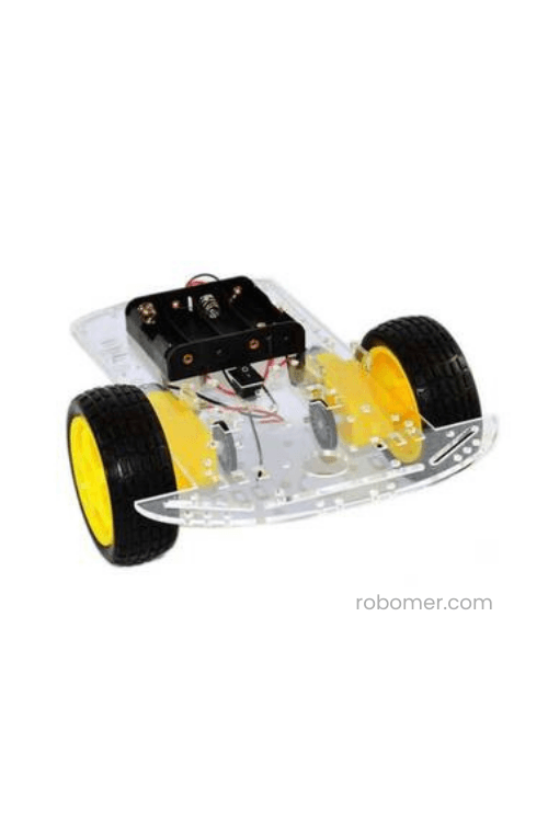 2WD Çok Amaçlı Mobil Robot Platformu - Şeffaf