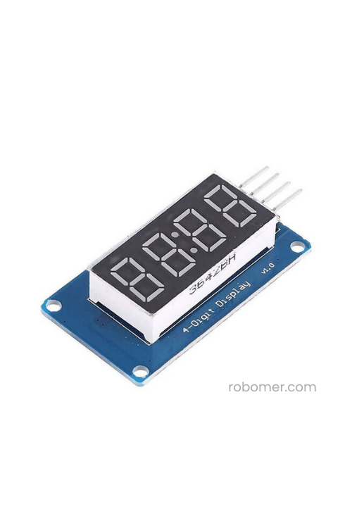 4'lü 7-Segment TM1637 Kırmızı Display Modülü