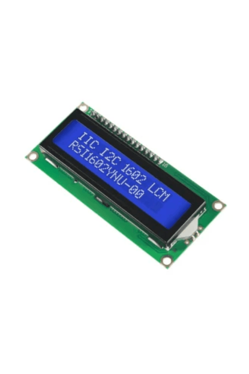16x2 Mavi LCD Ekran - I2C Lehimli