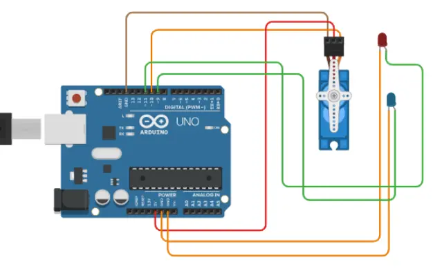 Arduino ve Servo Motor Bağlantı Şeması