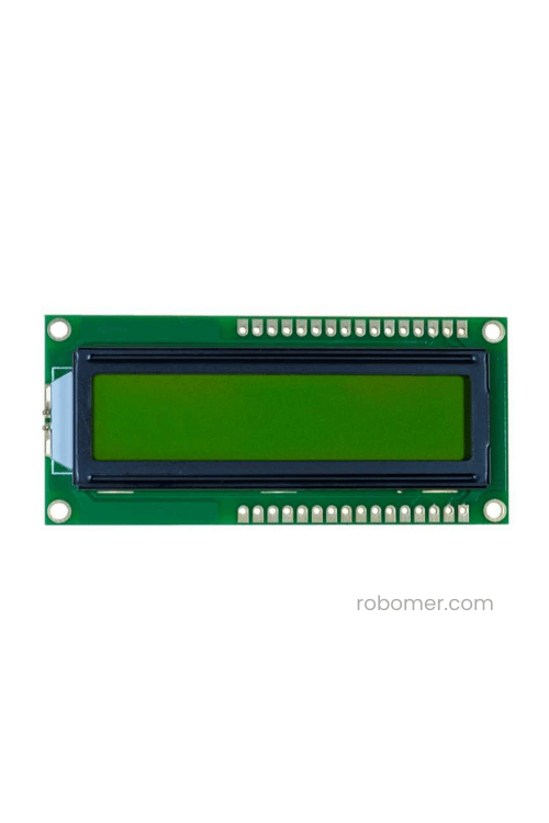 16x2 Karakter LCD Ekran - Yeşil - 1602