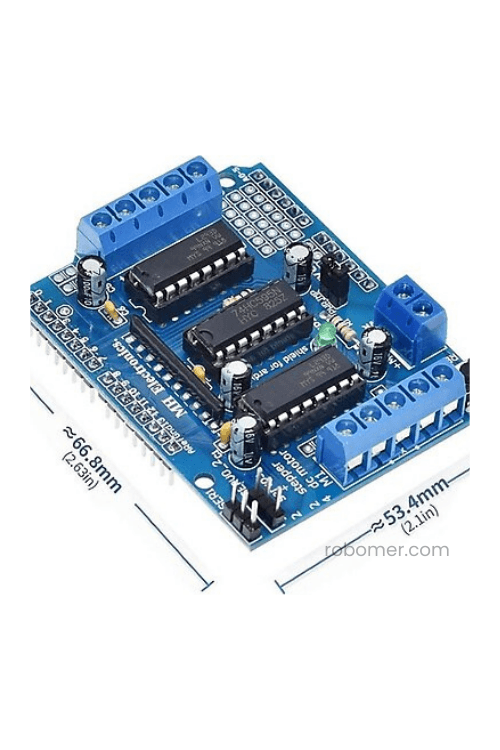 Arduino L293D Shield Step Servo Motor Sürücü