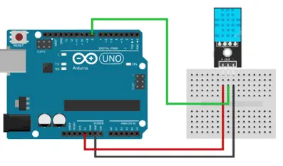DHT11 Arduino Bağlantı Şeması
