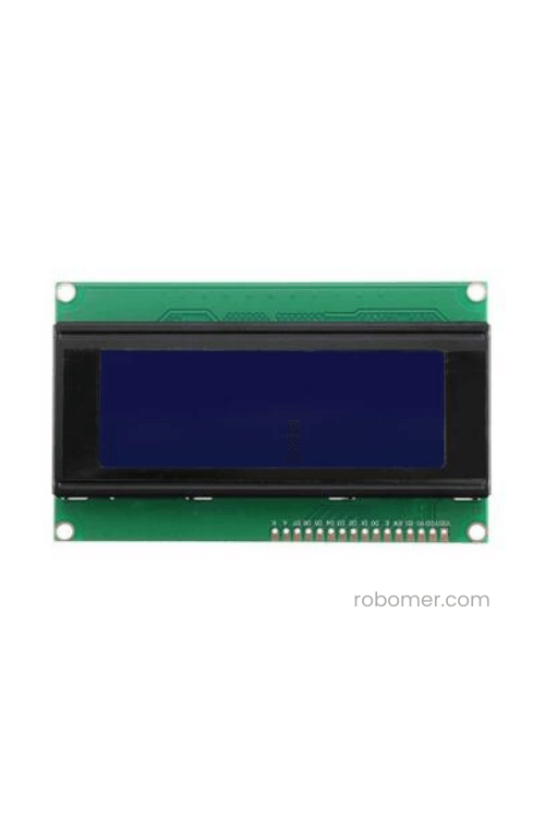 20x4 Karakter LCD Ekran - Mavi - 2004