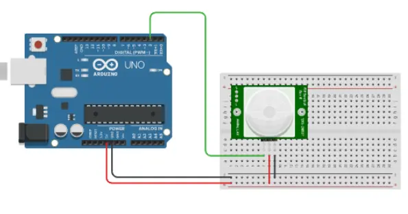 HC-SR501 Arduino Bağlantı Şeması
