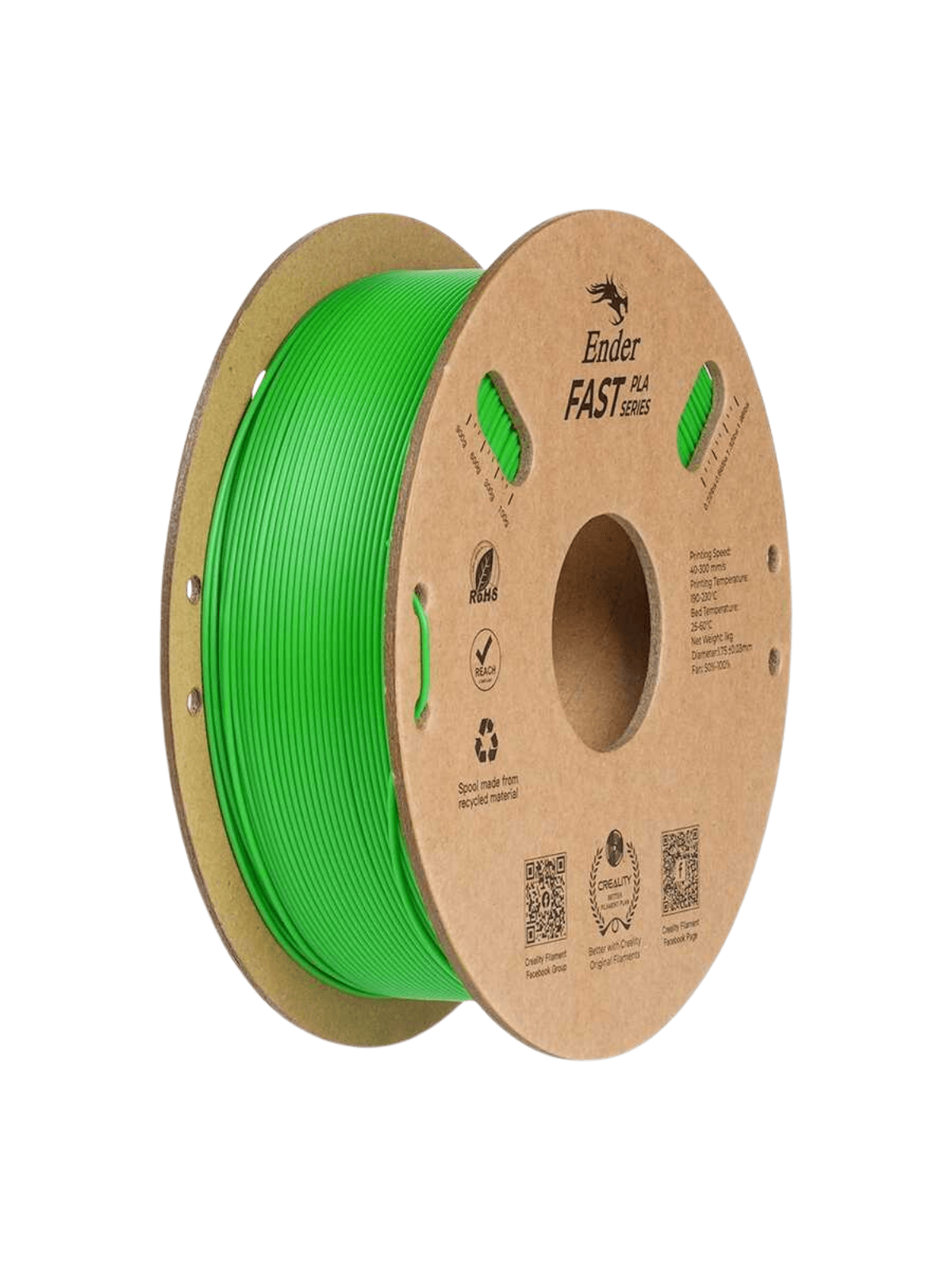 Creality - Ender Fast PLA Yesil Filament 1.75mm 1kg