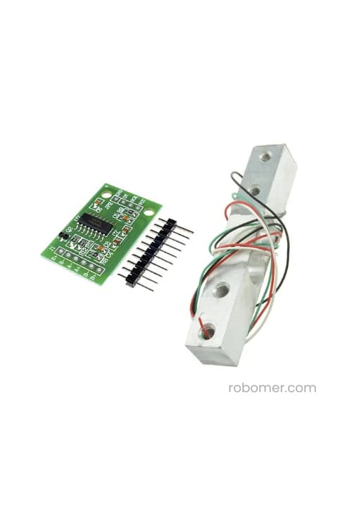 10Kg Yük Hücresi Loadcell + HX711 Ağırlık Sensör Modülü Kiti