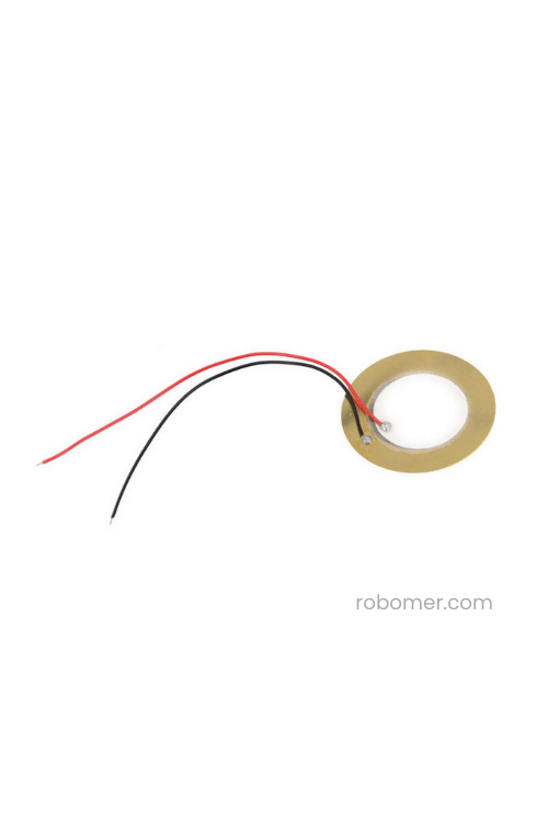 Piezzo Buzzer 35mm Piezo Kablolu