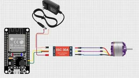 Arduino ESC BLDC Motor Bağlantı Şeması
