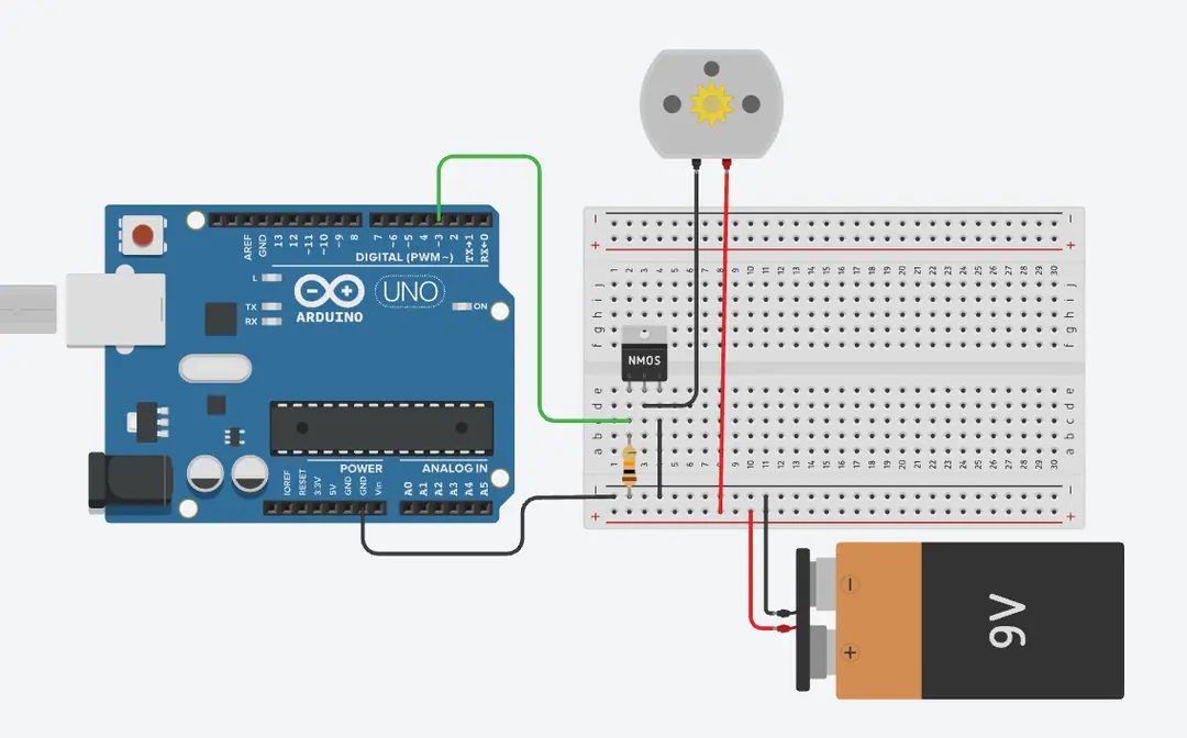 Arduino ile MOSFET kullanarak DC yük kontrolü